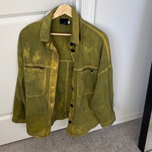 Washed Olive Green Jacket